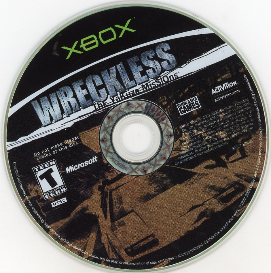 XBOX: Wreckless: The Yakuza Missions-(CIB)