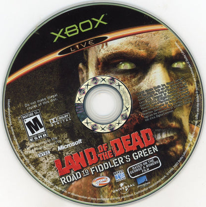 XBOX: Land of the Dead: Road to Fiddler's Green-(CIB)