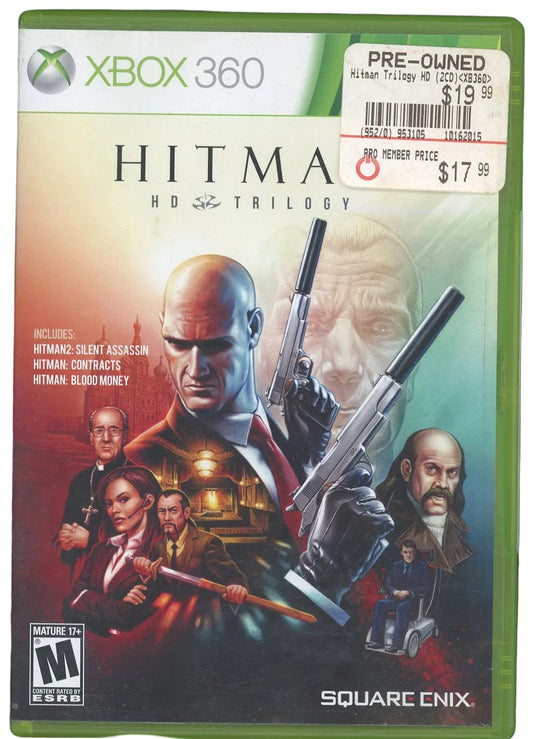 XBOX 360: Hitman, HD Trilogy-(CIB)