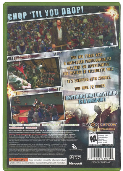 XBOX 360: Dead Rising -(CIB)