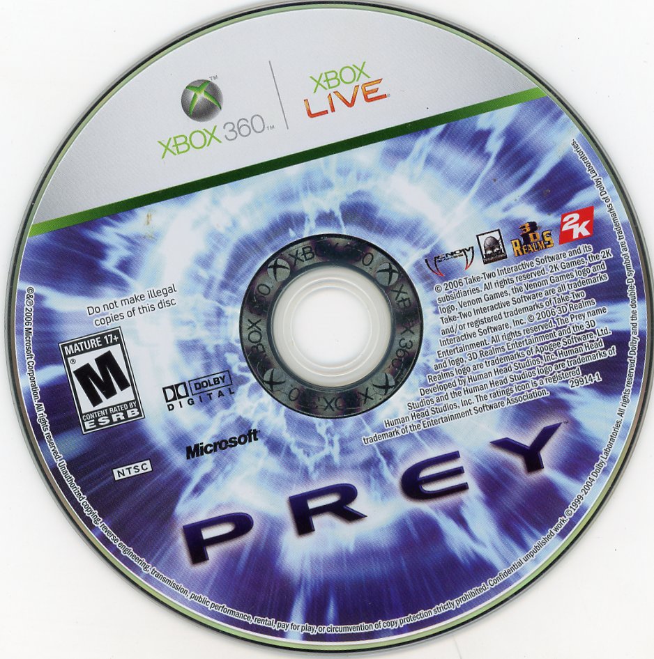 XBOX 360: Prey-(CIB)