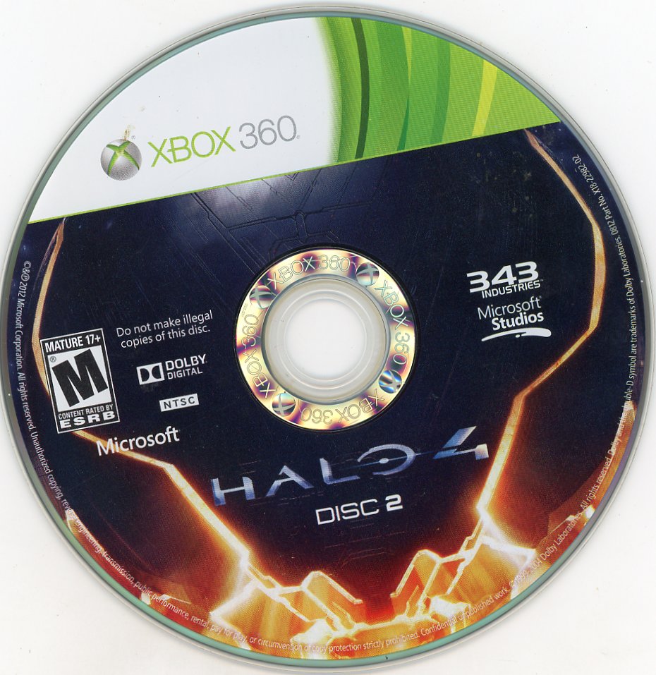 XBOX 360: Halo 4 2 Disc Set-(CIB)