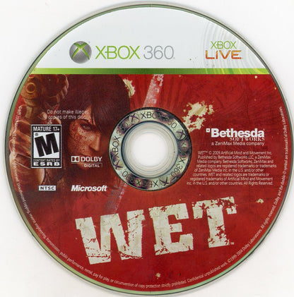 XBOX 360: WET-(CIB)