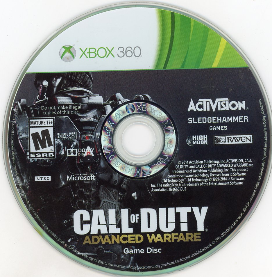 XBOX 360: Call of Duty: Advanced Warfare-(CIB)