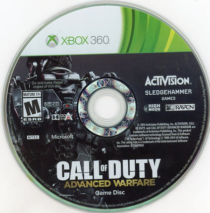 XBOX 360: Call of Duty: Advanced Warfare-(CIB)