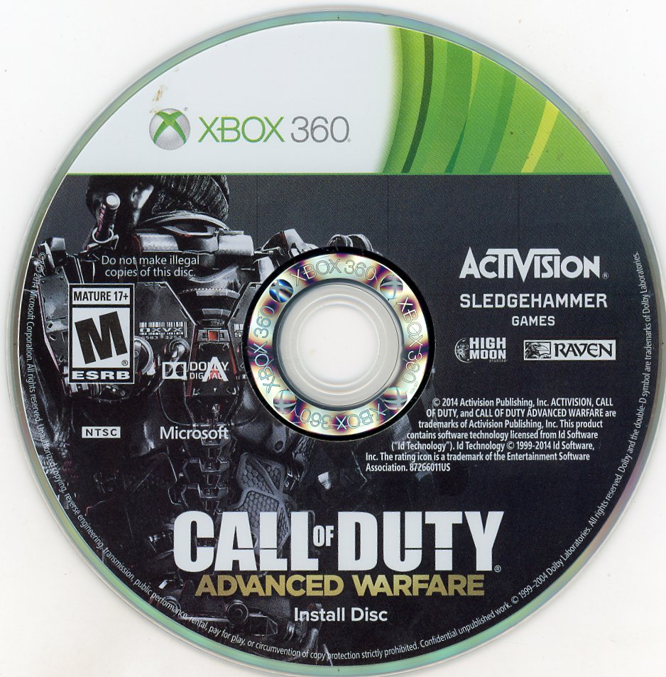 XBOX 360: Call of Duty: Advanced Warfare-(CIB)