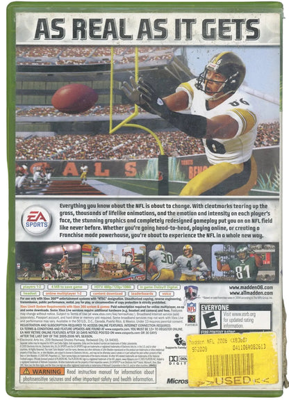 XBOX 360: Madden 2006-(CIB)