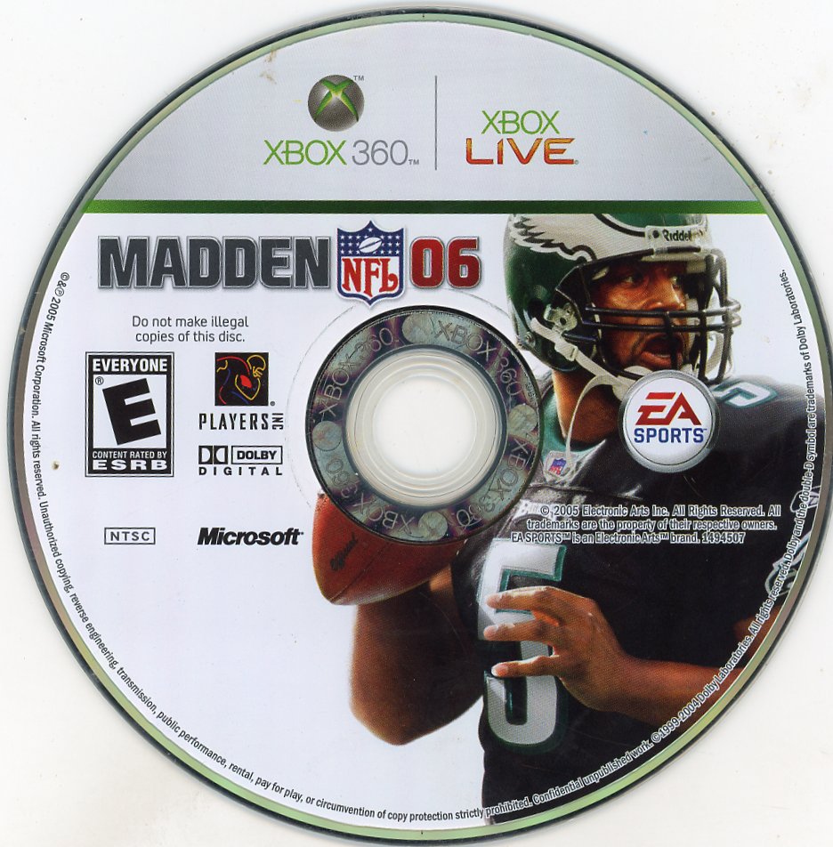 XBOX 360: Madden 2006-(CIB)
