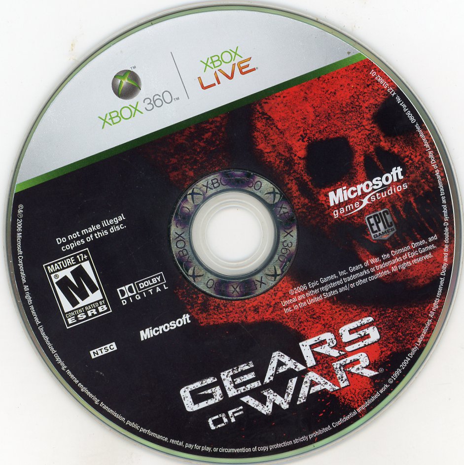 XBOX 360: Gears of War- (CIB)