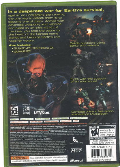 XBOX 360: Quake 4-(CIB)