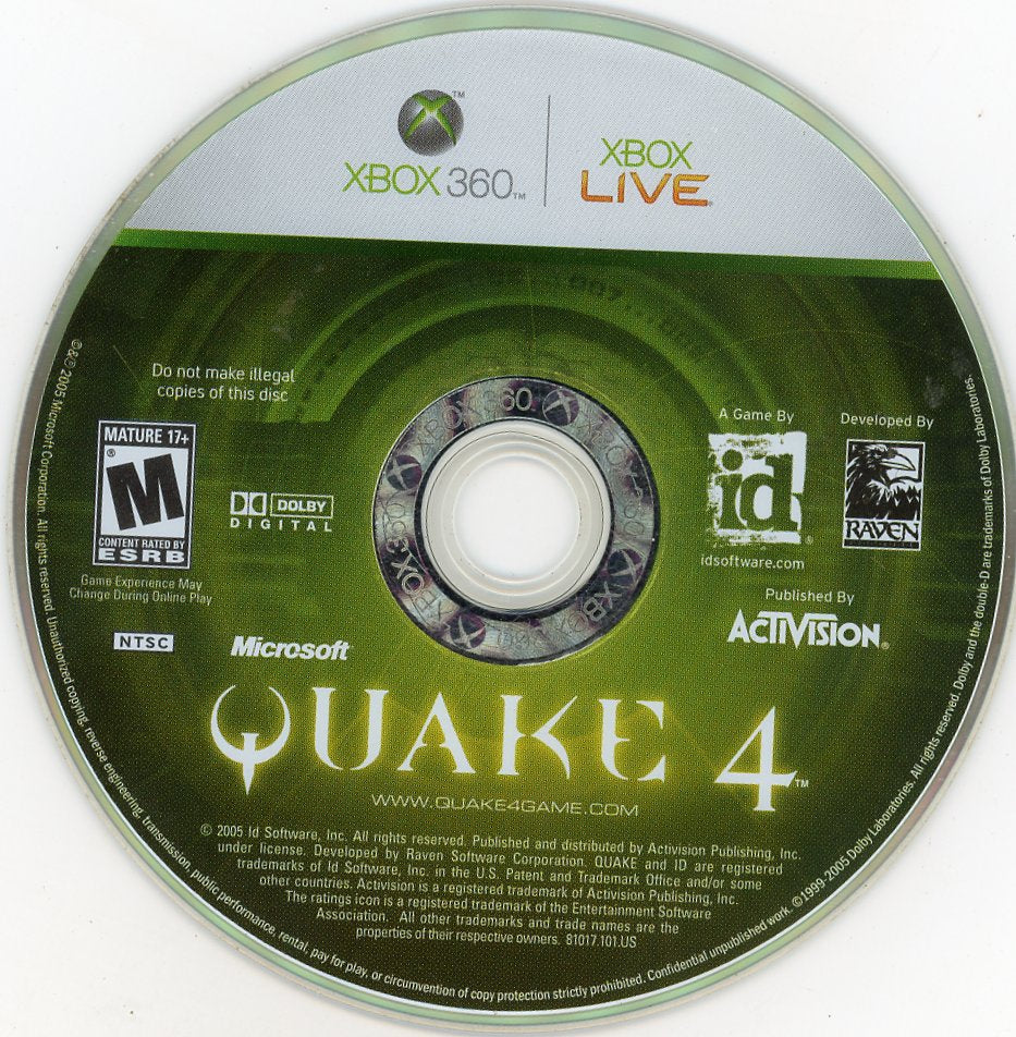 XBOX 360: Quake 4-(CIB)