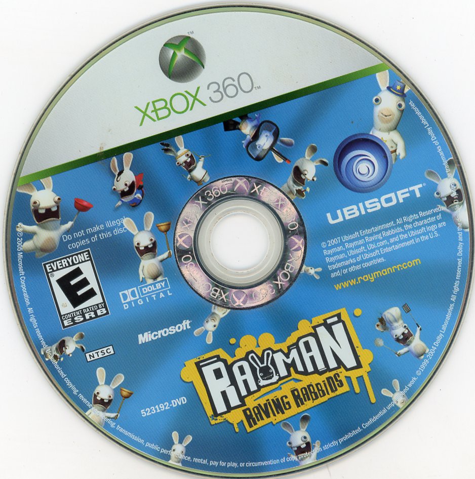 XBOX 360: Rayman: Raving Rabbids-(CIB)