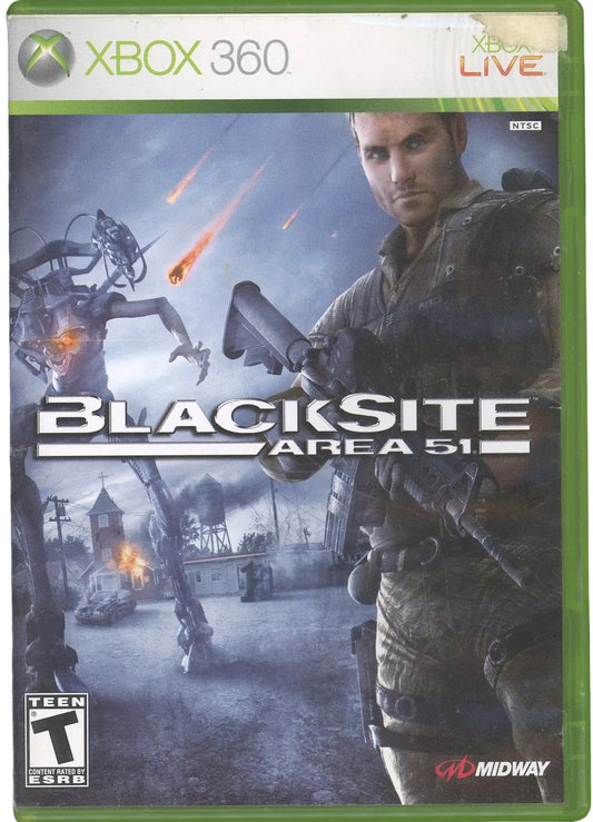 XBOX 360: Blacksite: Area 51-(CIB)