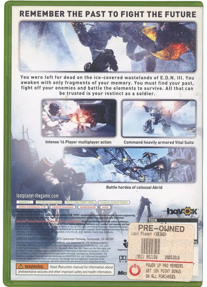 XBOX 360: Lost Planet: Extreme Condition-(CIB)