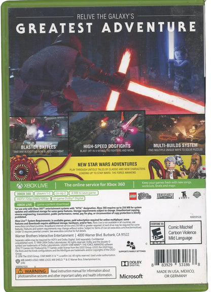 XBOX 360: LEGO Star Wars: The Force Awakens-(CIB)