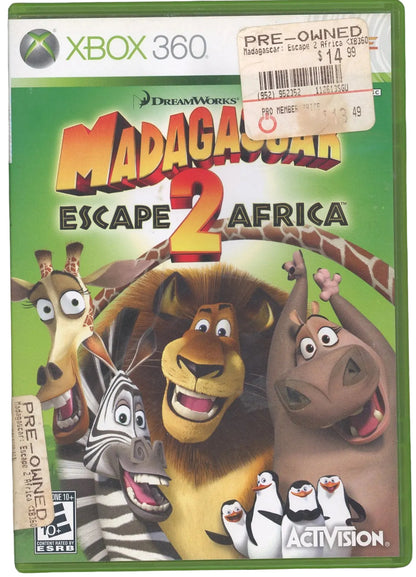 XBOX 360: Madagascar: Escape 2 Africa-(CIB)