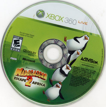 XBOX 360: Madagascar: Escape 2 Africa-(CIB)