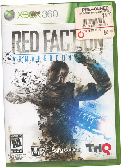 XBOX 360: Red Faction: Armagedon-(CIB)