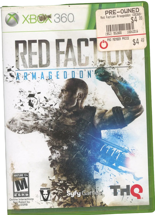 XBOX 360: Red Faction: Armagedon-(CIB)
