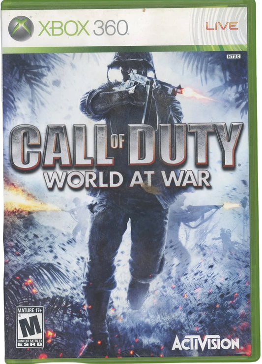 XBOX 360: Call of Duty: World at War-(CIB)