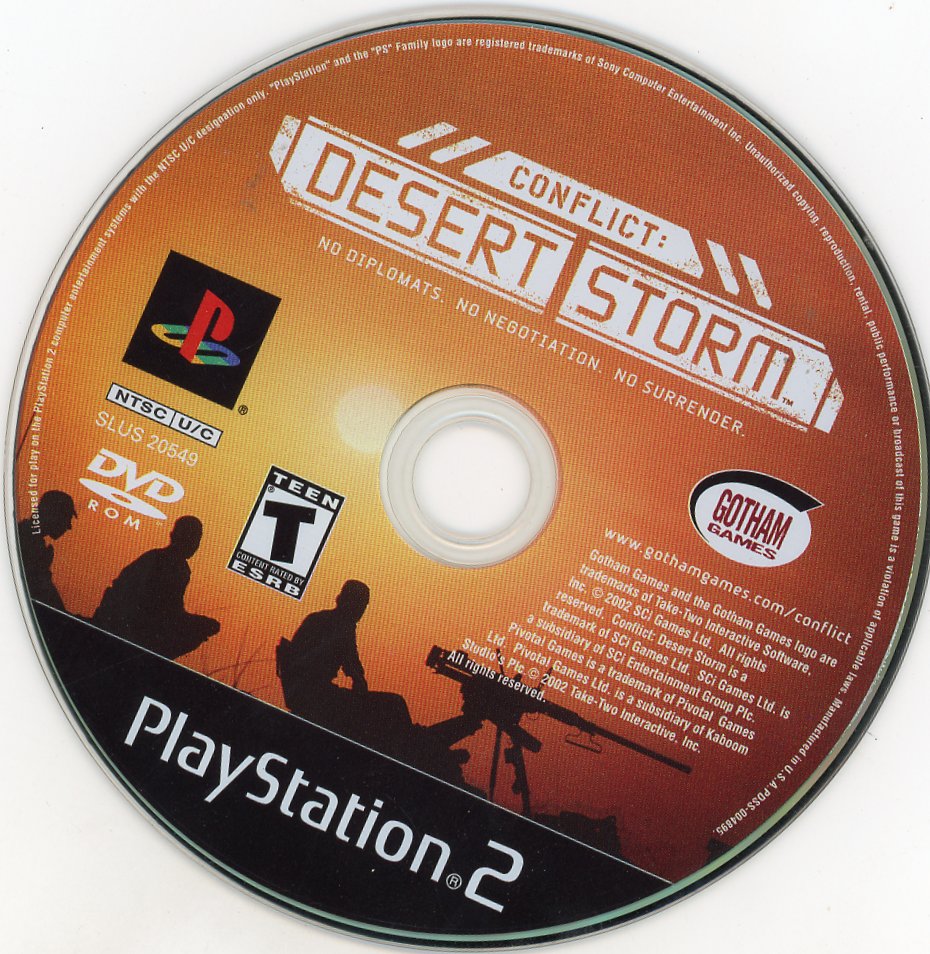 Playstation 2: Conflict: Desert Storm-(Loose)