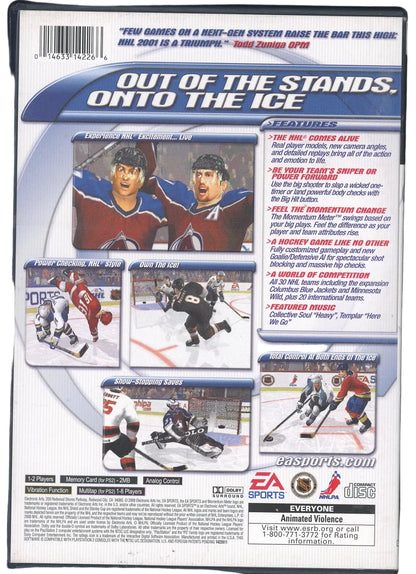 Playstation 2: NHL 2001-(CIB)
