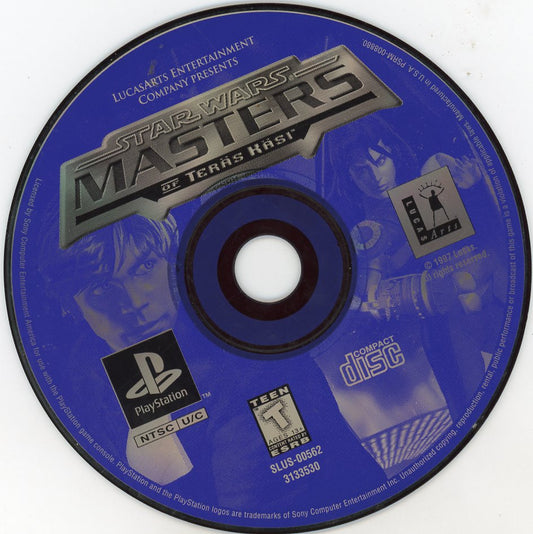 Playstation: Star Wars: Masters of Teras Kasi-(Loose)