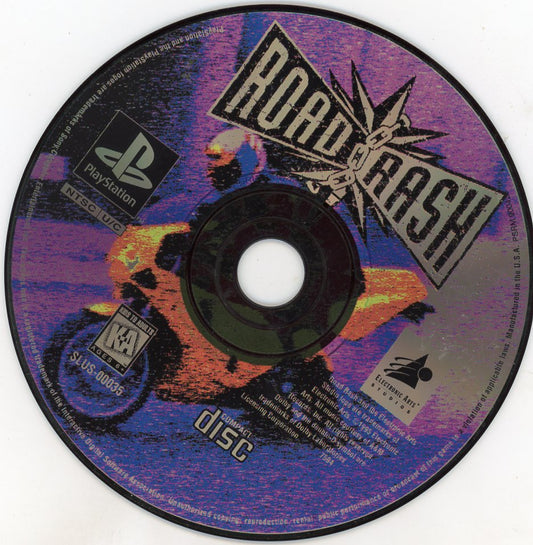 Playstation: Road Rash-(Loose)