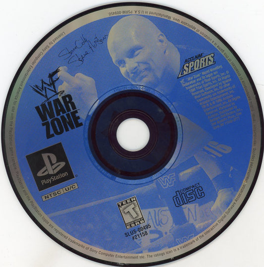 Playstation: WWF: War Zone-(Loose)
