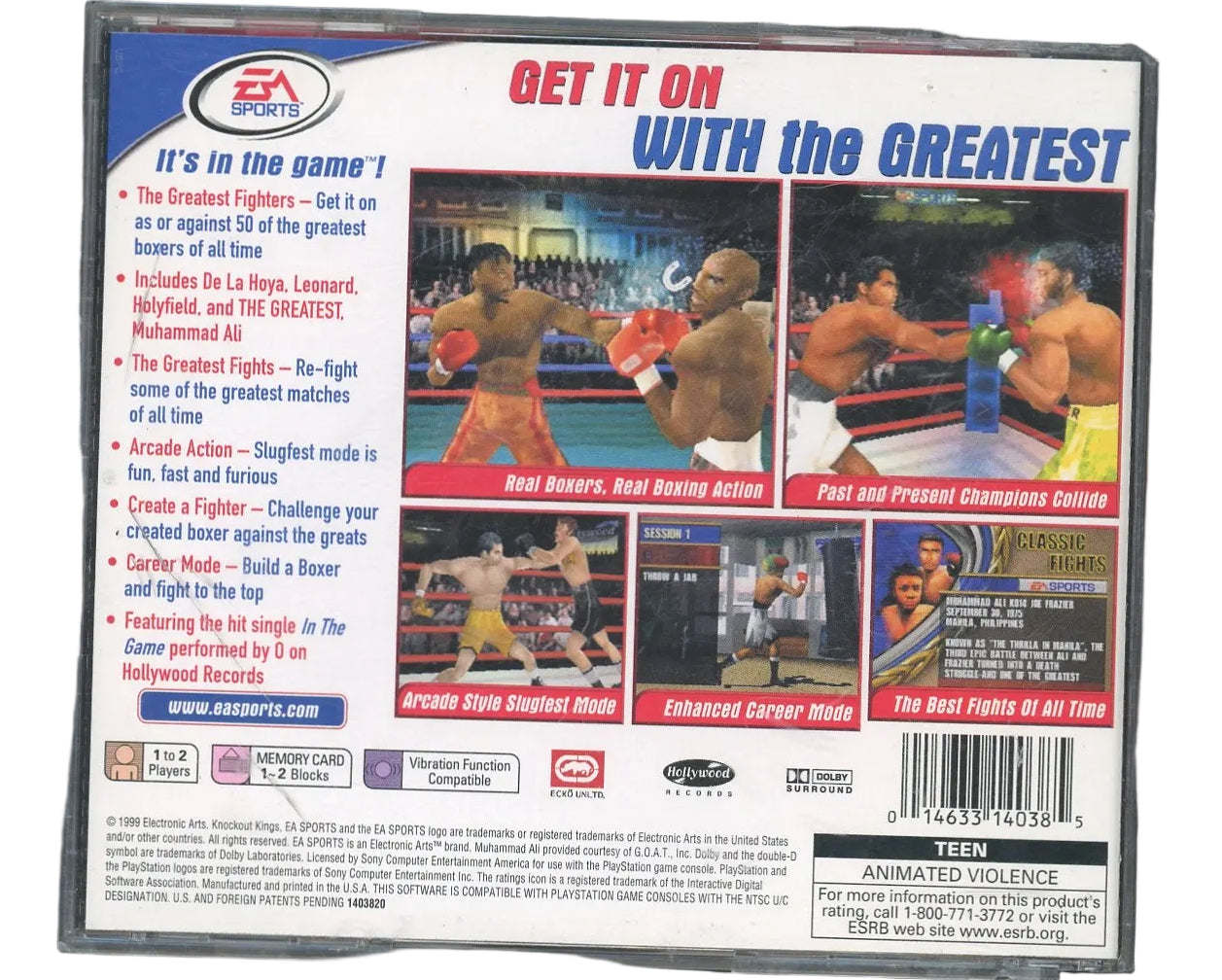 Playstation: Knockout Kings 2000-(CIB)