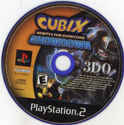 Playstation 2 : Cubix: Robots for Everyone Showdown - (Loose)
