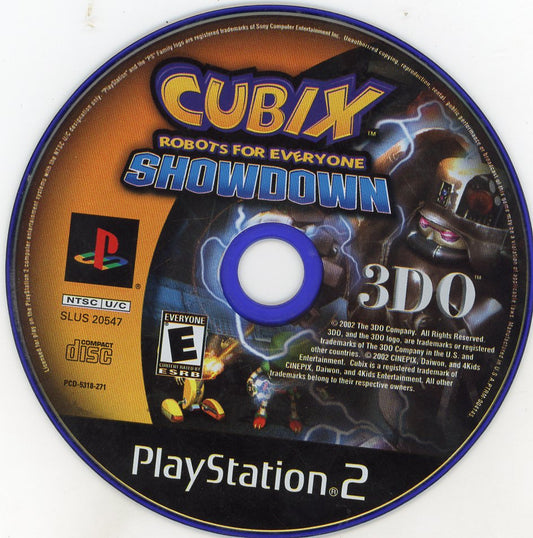 Playstation 2 : Cubix: Robots for Everyone Showdown - (Loose)