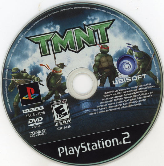 Playstation 2: TMNT-(Loose)