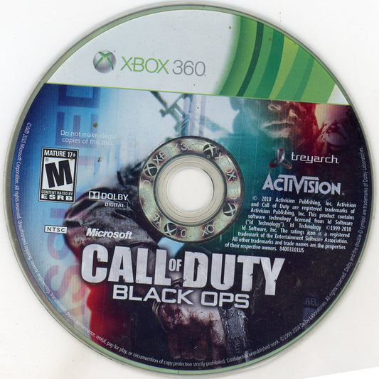 XBOX 360: Call of Duty: Black Ops-(Loose)
