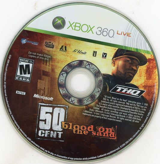 XBOX 360: 50 Cent: Blood on the Sand-(Loose)