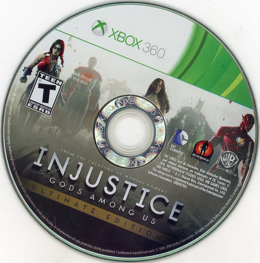 XBOX 360: Injustice: Gods Among Us-(Loose)