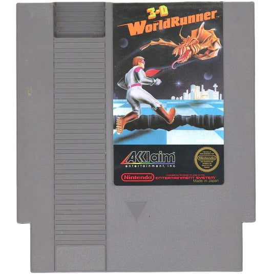 NES: 3-D World Runner-(Loose)