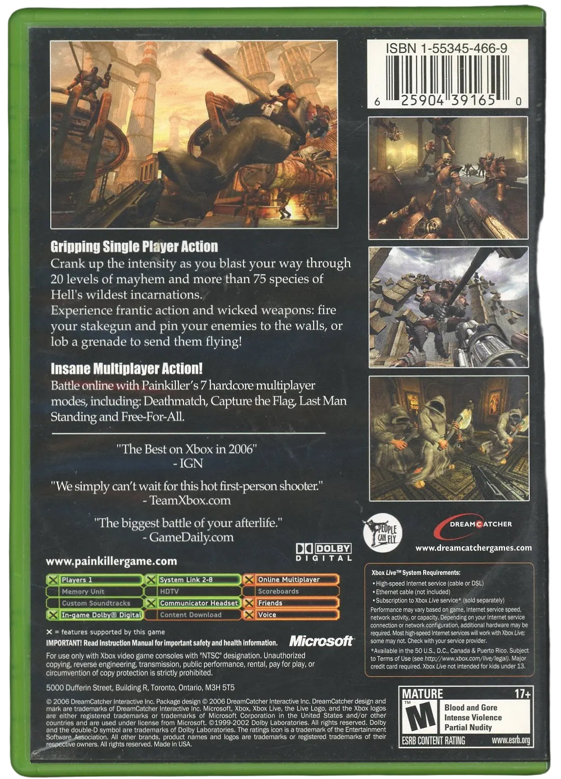 XBOX: Painkiller: Hell Wars (CIB)