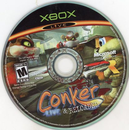 XBOX: Conker: Live & RELOADED (CIB)