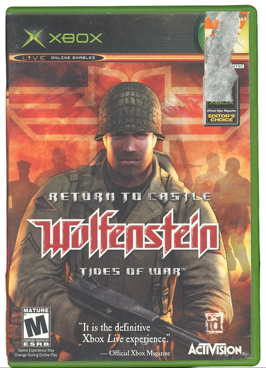 XBOX: Return to Castle Wolfenstein (CIB)