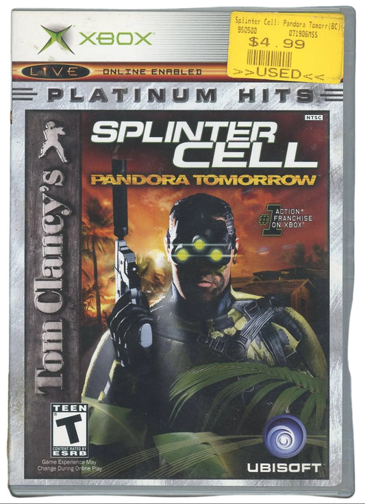 XBOX: Splinter Cell Pandora Tomorrow