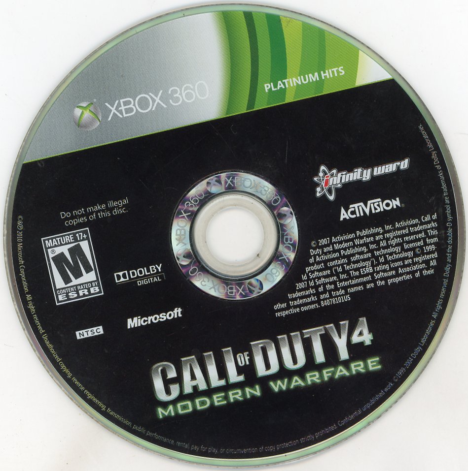 XBOX 360: Call of Duty 4: Modern Warfare