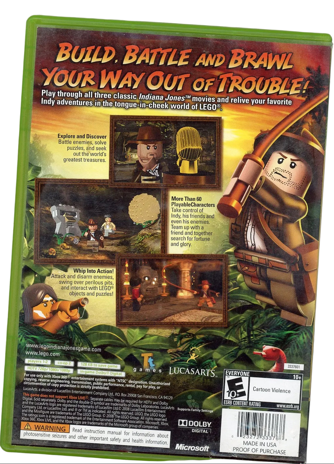 XBOX 360: LEGO Indiana Jones: The Original Adventures