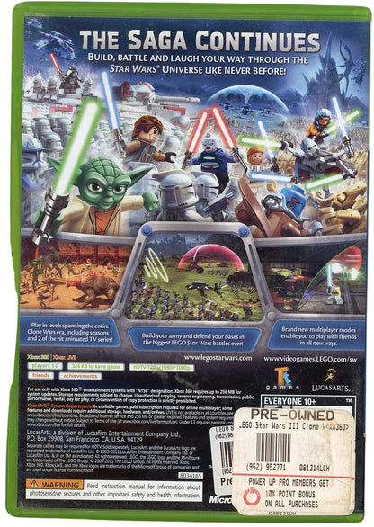 XBOX 360: Star Wars- The Clone Wars (CIB)