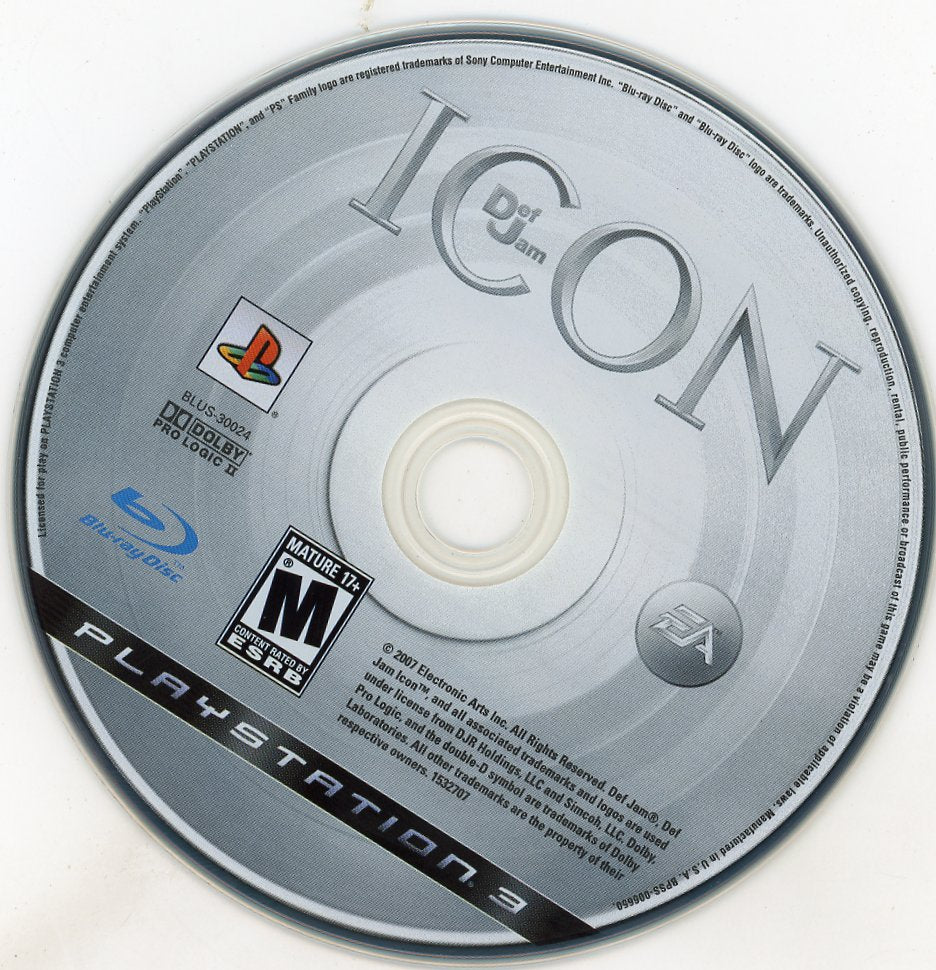 PlayStation 3: Def Jam: Icon (CIB)
