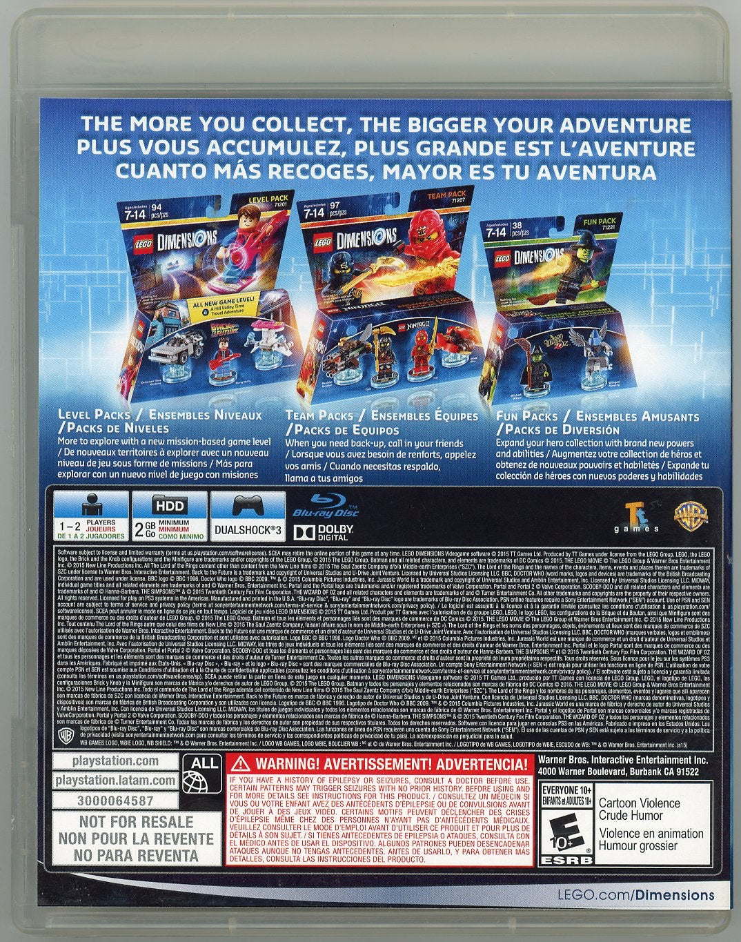 PlayStation 3: LEGO Dimensions (CIB)