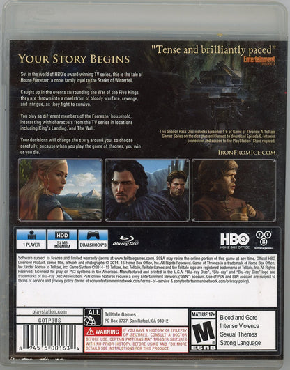 PlayStation 3: Game of Thrones