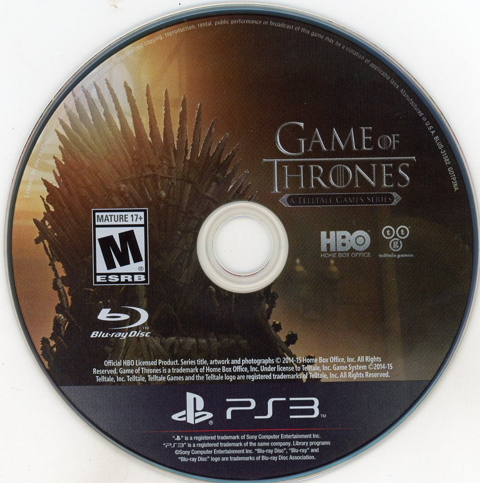 PlayStation 3: Game of Thrones