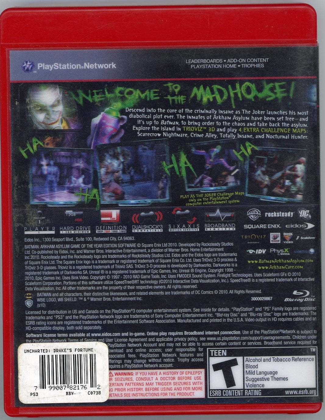 PlayStation 3: Batman Arkham Asylum