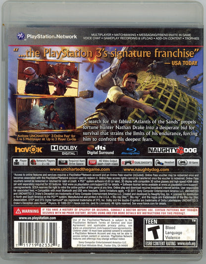 PlayStation 3: Uncharted 3 Drake's Deception